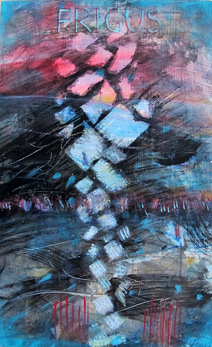 Холод (Frigus), 30Х50 см, дерево, акрил